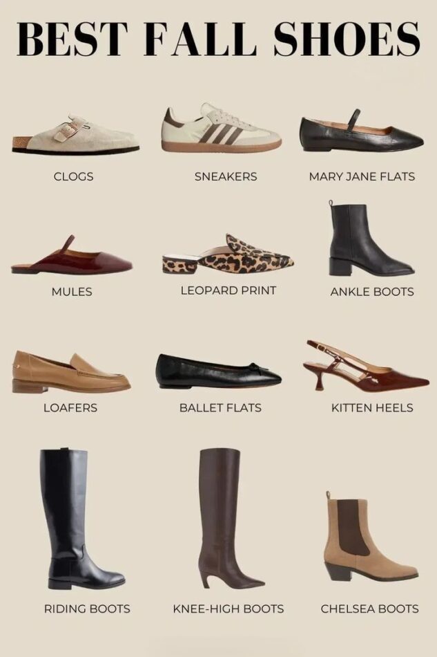 Fall shoes women 2025