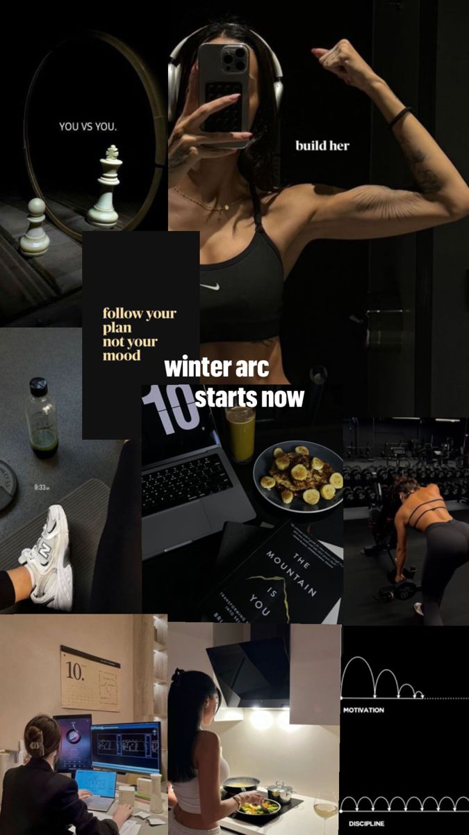 winter arc vision board