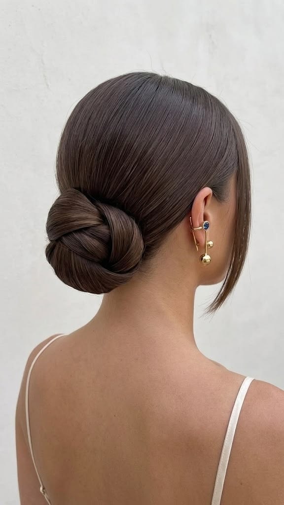 easy bun hairstyle